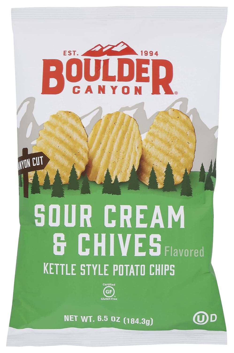 Boulder Canyon Avocado Oil Sea Salt Potato Chips 6 Count, 1.25 OZ