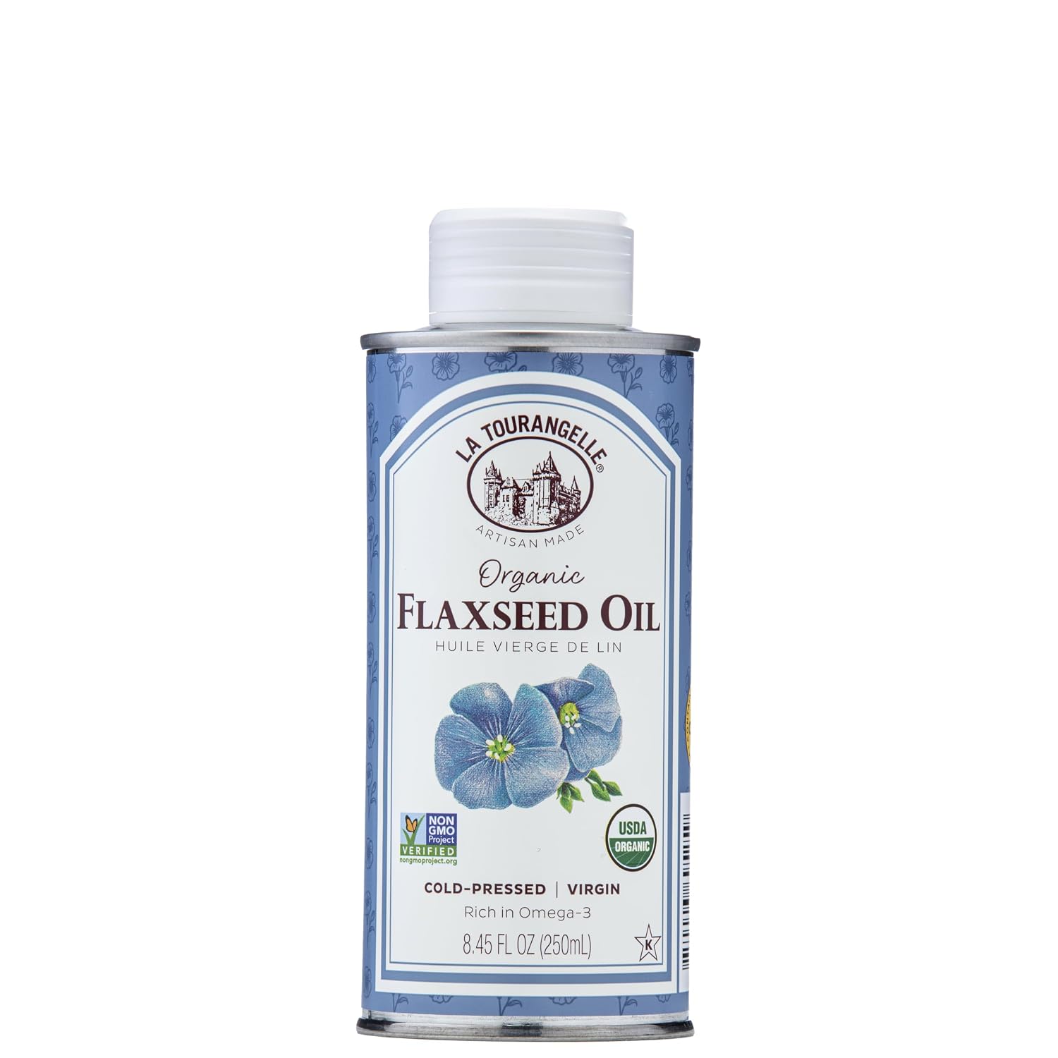 La Tourangelle Toasted Pumpkin Seed Oil, for Cooking, Dressings, 8.45 fl oz | Made Using Traditional Styrian Techniques, Great for Pastas and Spreads, Health and Beauty Oil, Gluten Free, Non-GMO