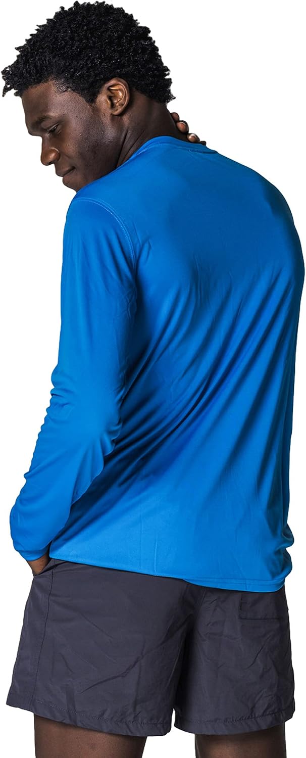 Vapor Apparel Men's Outdoor UPF 50+ Long Sleeve T-Shirt, UV Sun Protection for Fishing, Running, Hiking, Swimming