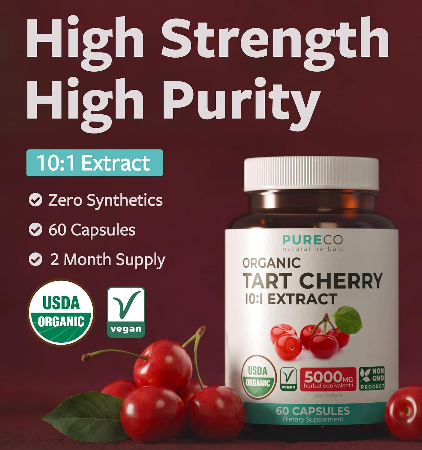 Organic Cranberry Pills - Vegan Supplement for Urinary Tract Health & Kidney Cleanse - Cranberry Pills for Women 500mg 50:1 Cranberry Concentrate Per Serving - Urinary Tract Support - 60 Capsules