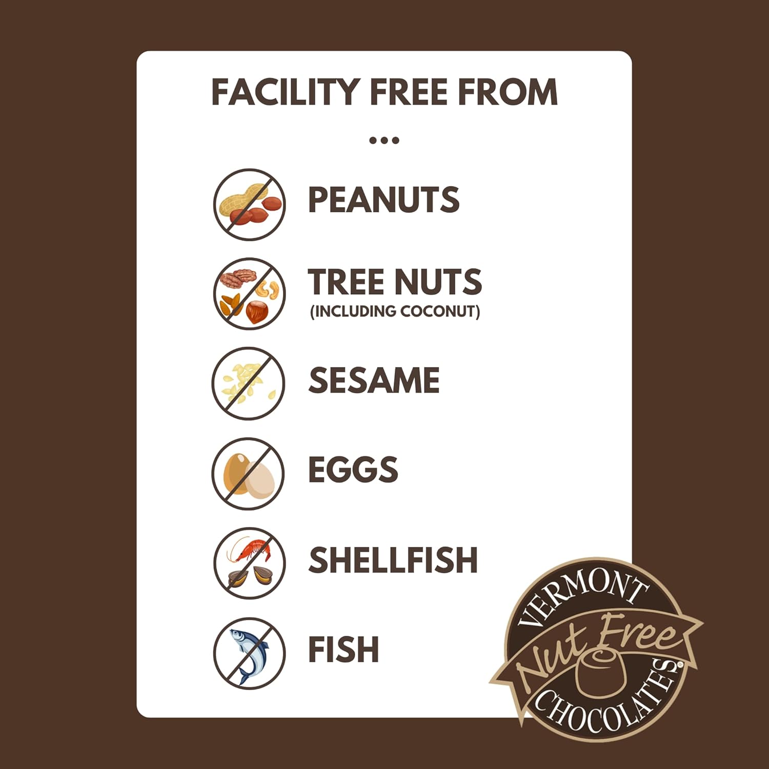 Vermont Nut Free Chocolates Boxed Chocolate Caramels (Assorted Chocolate) 12-Piece, Nut-Free, Egg-Free, Kosher