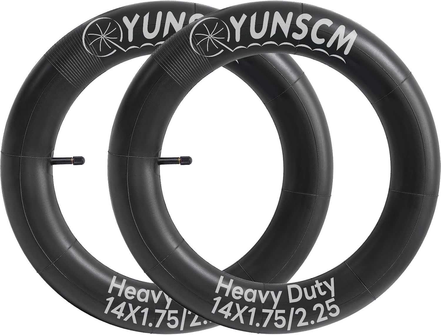14" Heavy Duty Bike Tubes 14 E-Bike Tubes 14x1.75/2.25 Inner Tubes