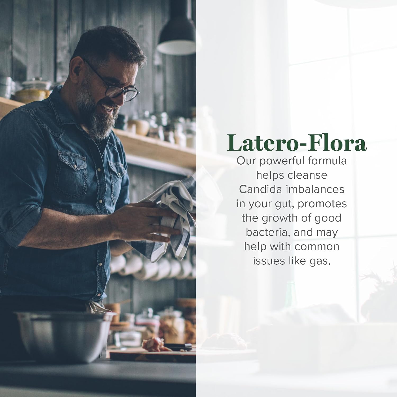 Latero-Flora Probiotic 60 count by Global Healing Center