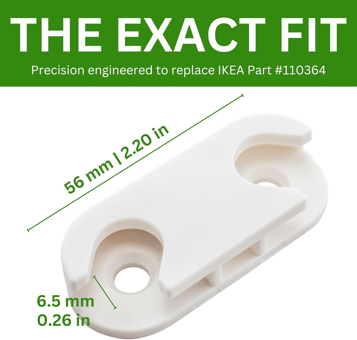 Spare Hardware Parts HEMNES Shoe Cabinet Hinge (Replacement for IKEA Part #110364) (Pack of 2)