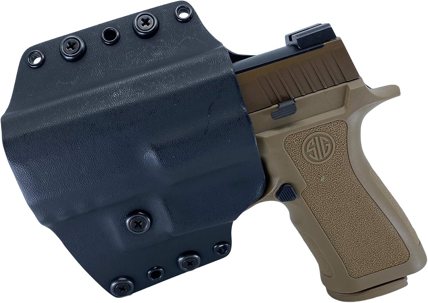 Kydex Holster – OWB and IWB Carry with Reversible Clips, Adjustable Cant and Retention – OVER 200+ MODELS AVAILABLE, Glock, Sig Sauer, CZ, FN, Smith & Wesson, Springfield, TTI & MORE
