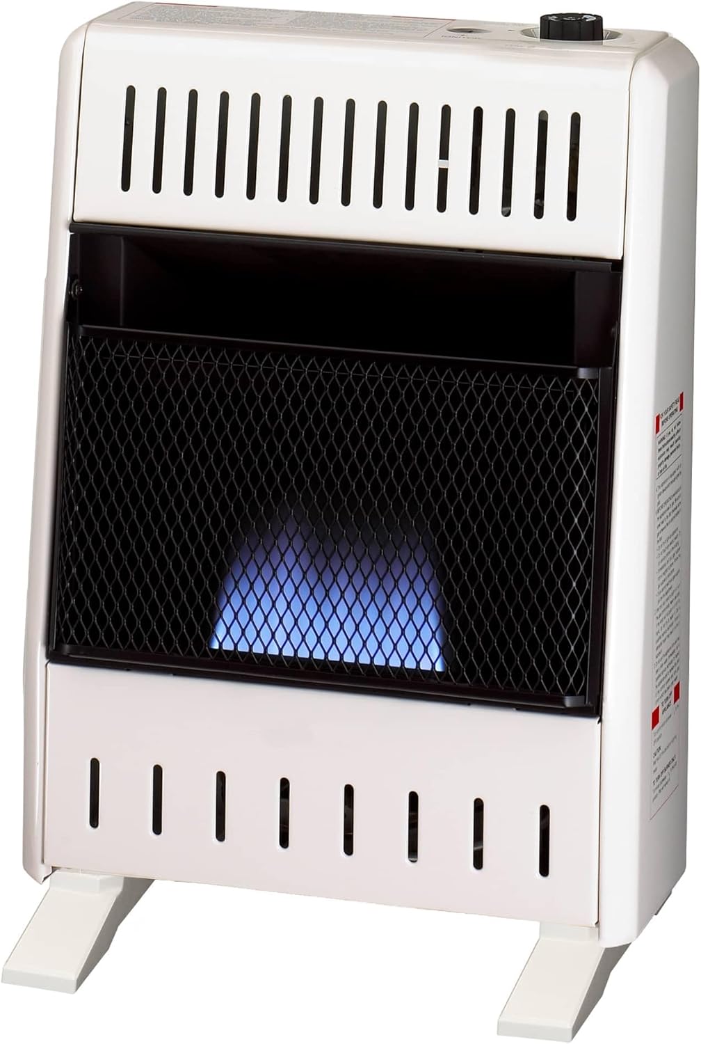 ProCom Heating Liquid Propane Ventless Blue Flame Heater With Base Feet - 10,000 BTU, Manual Control - Model# ML100HBA-B