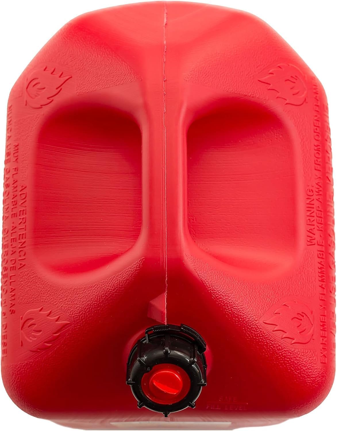 Midwest Can Company 5610 5 Gallon Gas Can Fuel Container Jugs w/Spout (2 Pack)