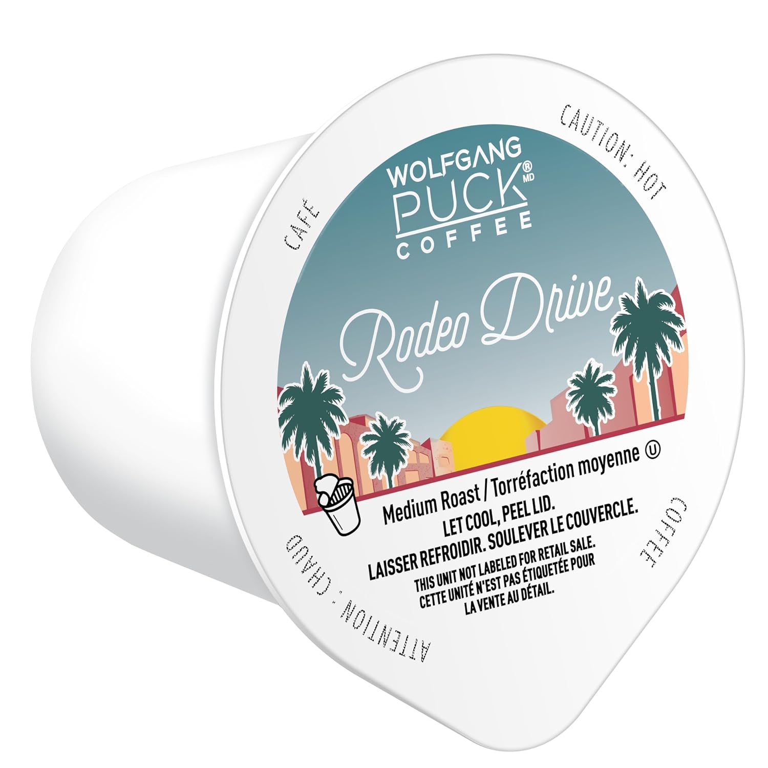Wolfgang Puck Coffee Single Serve Capsules, Compatible with Keurig K-Cup Brewers, Hawaiian Hazelnut, 24 Count