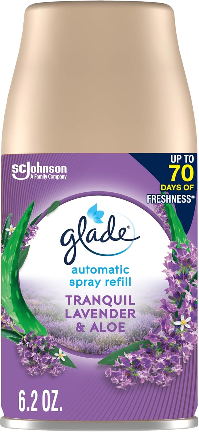 Glade Automatic Spray Refill, Air Freshener for Home and Bathroom, Cashmere Woods, 6.2 Oz