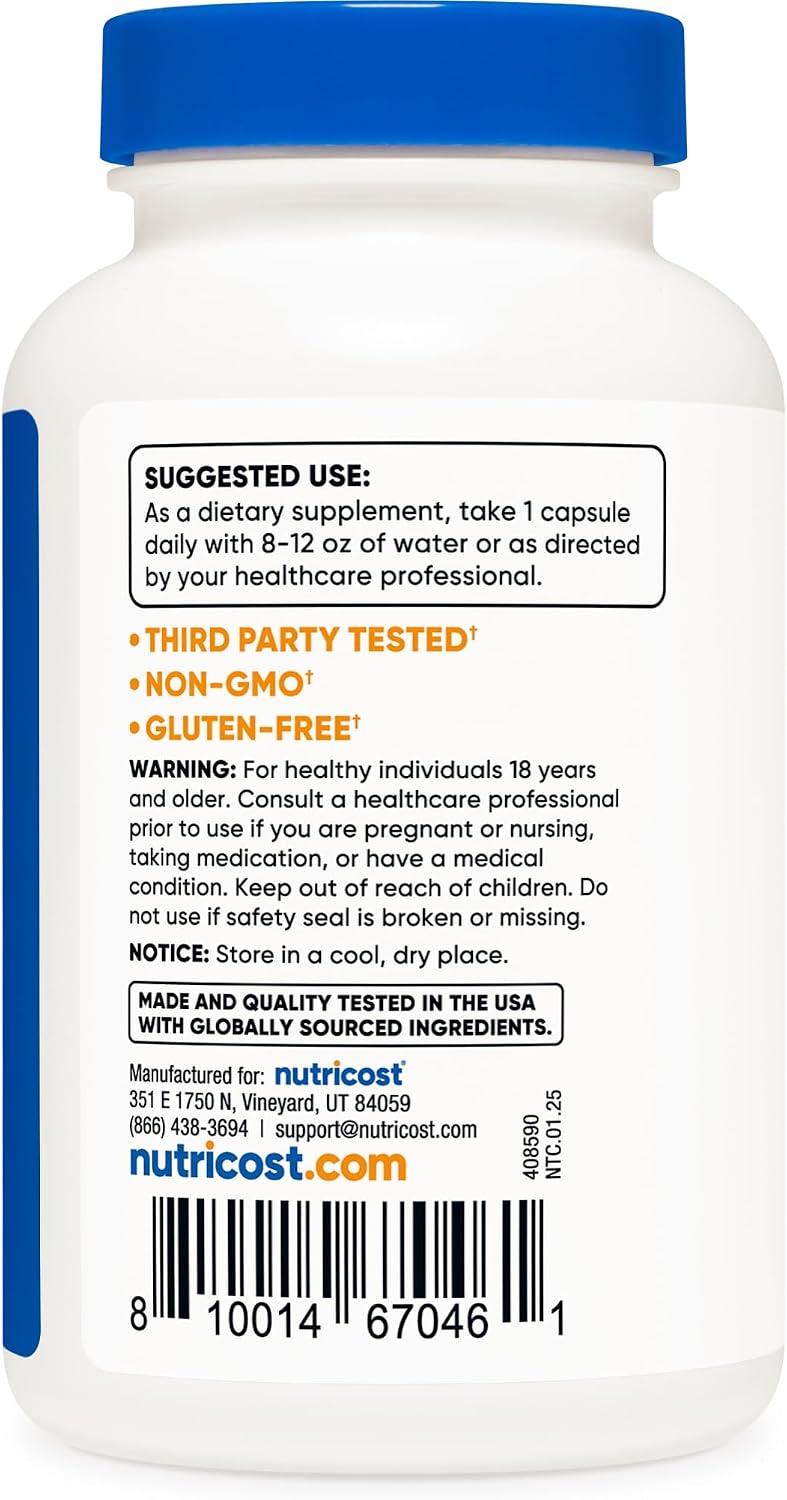 Nutricost Myrrh Extract 120 Capsules for 120 Servings Per Bottle, GMO-Free