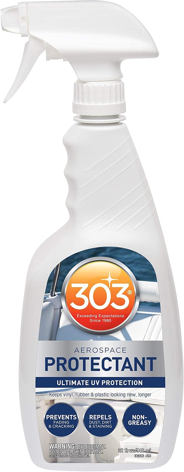 303 Products Marine Aerospace Protectant – UV Protection – Repels Dust, Dirt, & Staining – Smooth Matte Finish – Restores Like-New Appearance – 10 Fl. Oz. (30305)