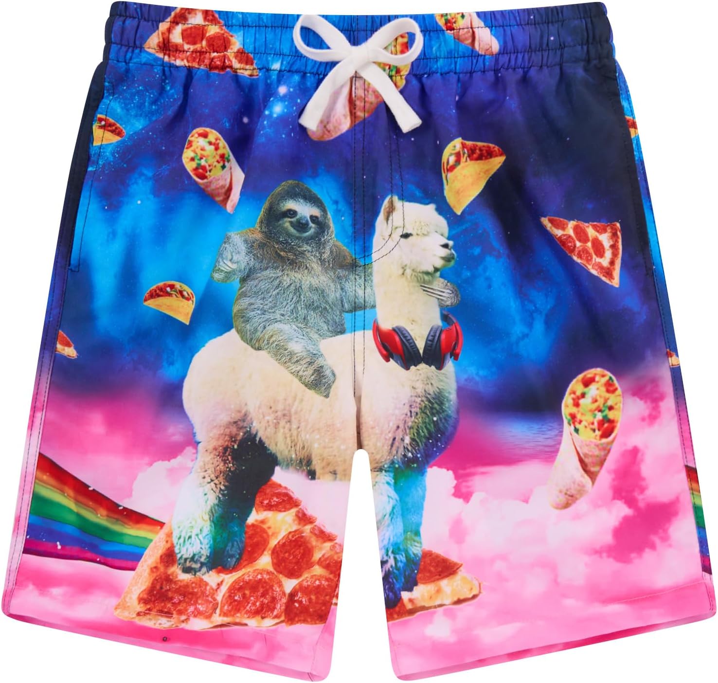 BFUSTYLE Boys Swim Trunks Mesh Lining Kids Bathing Suit 5-14 Years Shorts
