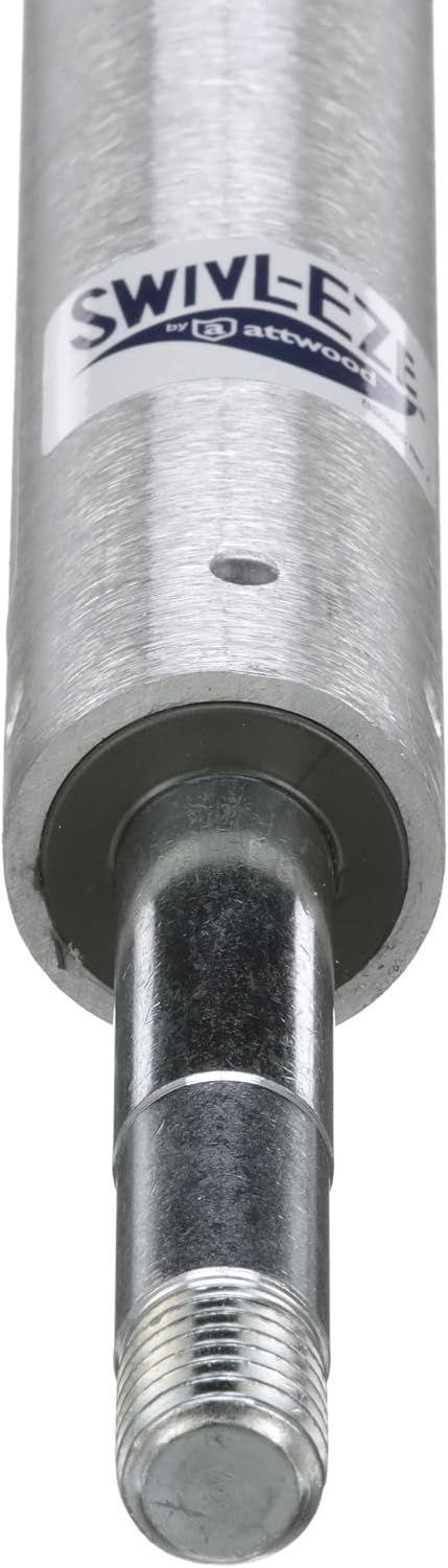 Attwood Lock’N-Pin ¾-Inch Pin Post for Boat Seats, 11 Inches Tall Fixed Height, 1.5-Inch Diameter Brushed Aluminum, Threaded, Steel Pin, SP-2114-T