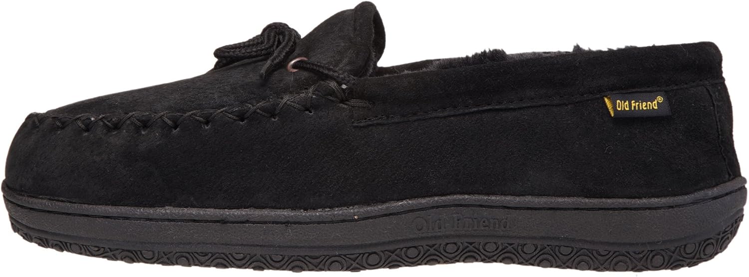 Old Friend Men’s Loafer Moccasin - Slip-On Indoor Outdoor Casual Comfort Shoes
