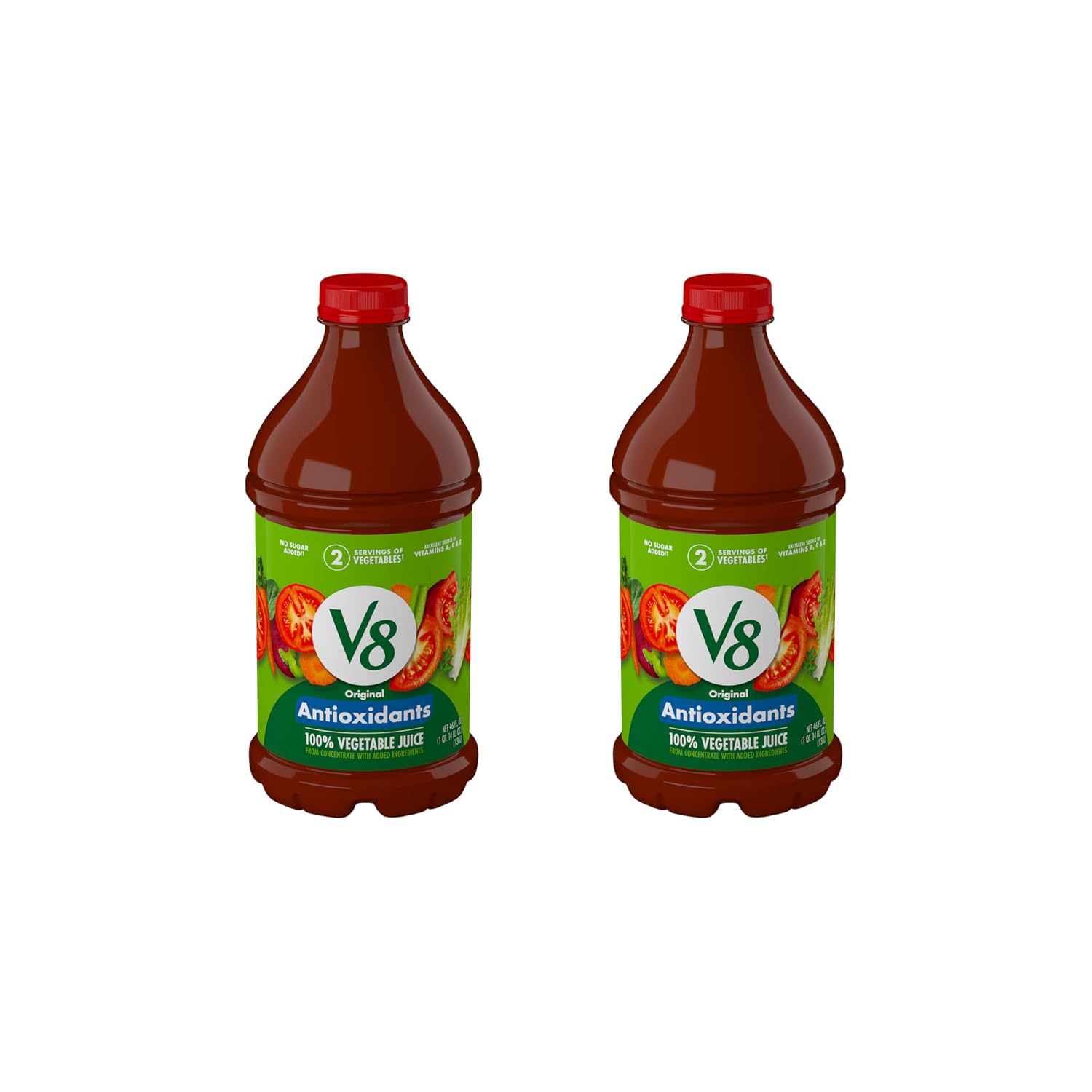 V8 Original 100% Vegetable Juice, 12 fl oz Bottle (12 Pack)