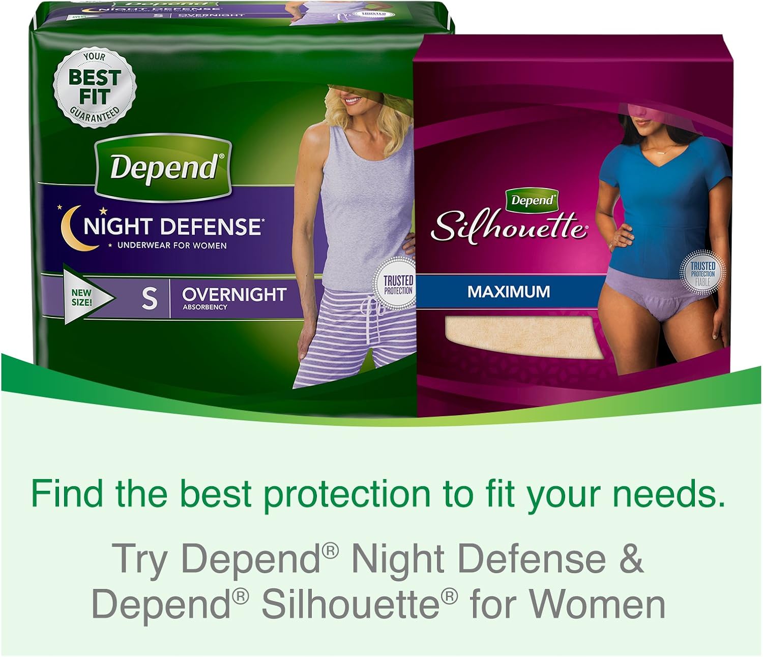 Depend FIT-FLEX Incontinence Underwear for Women, Disposable, Maximum Absorbency, Large, Blush, 52 Count (2 Packs of 26) (Packaging May Vary)