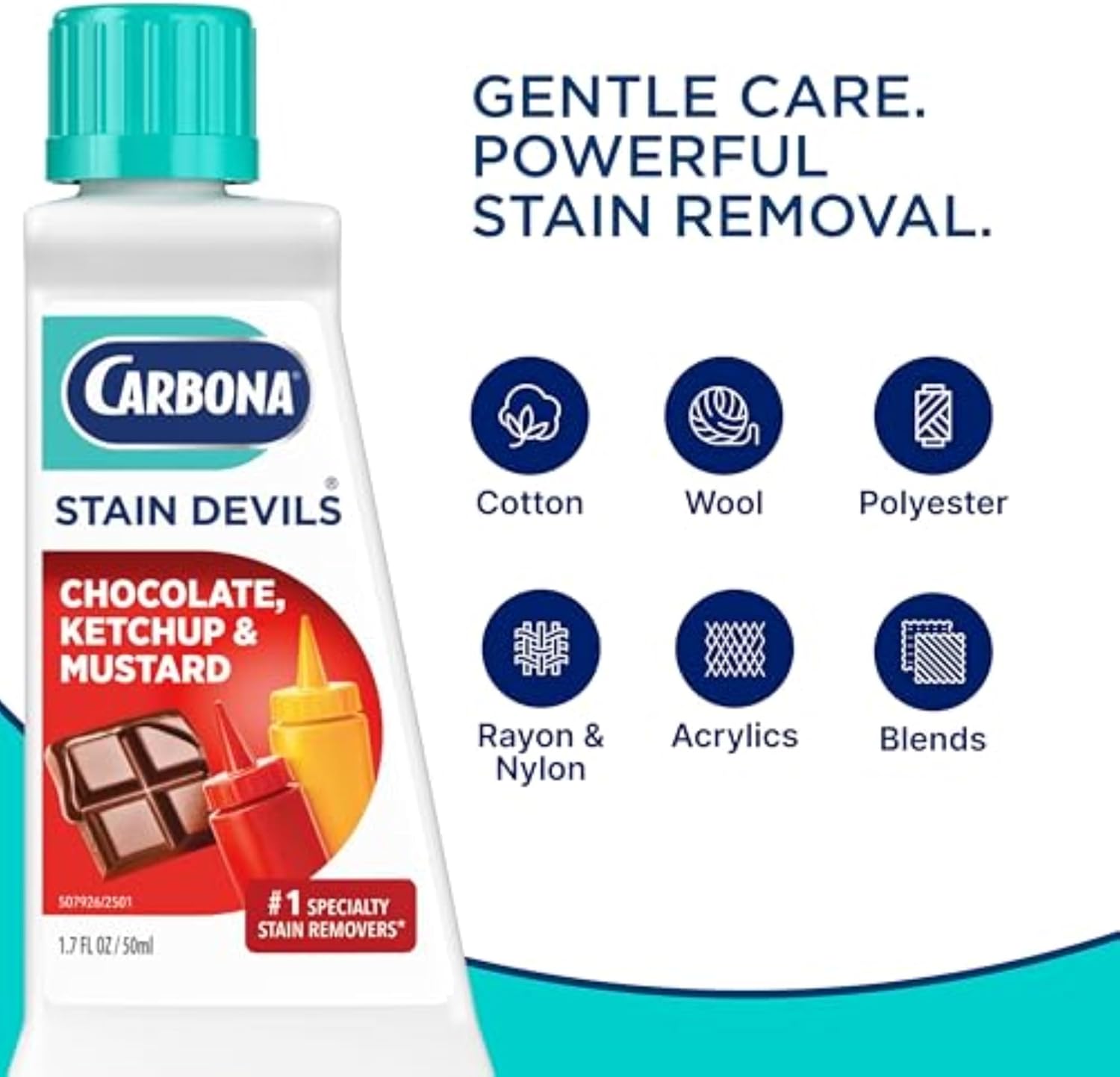 Carbona Liquid Stain Devil Food Clean Up Combo Set | Spot Stain Remover for Clothes