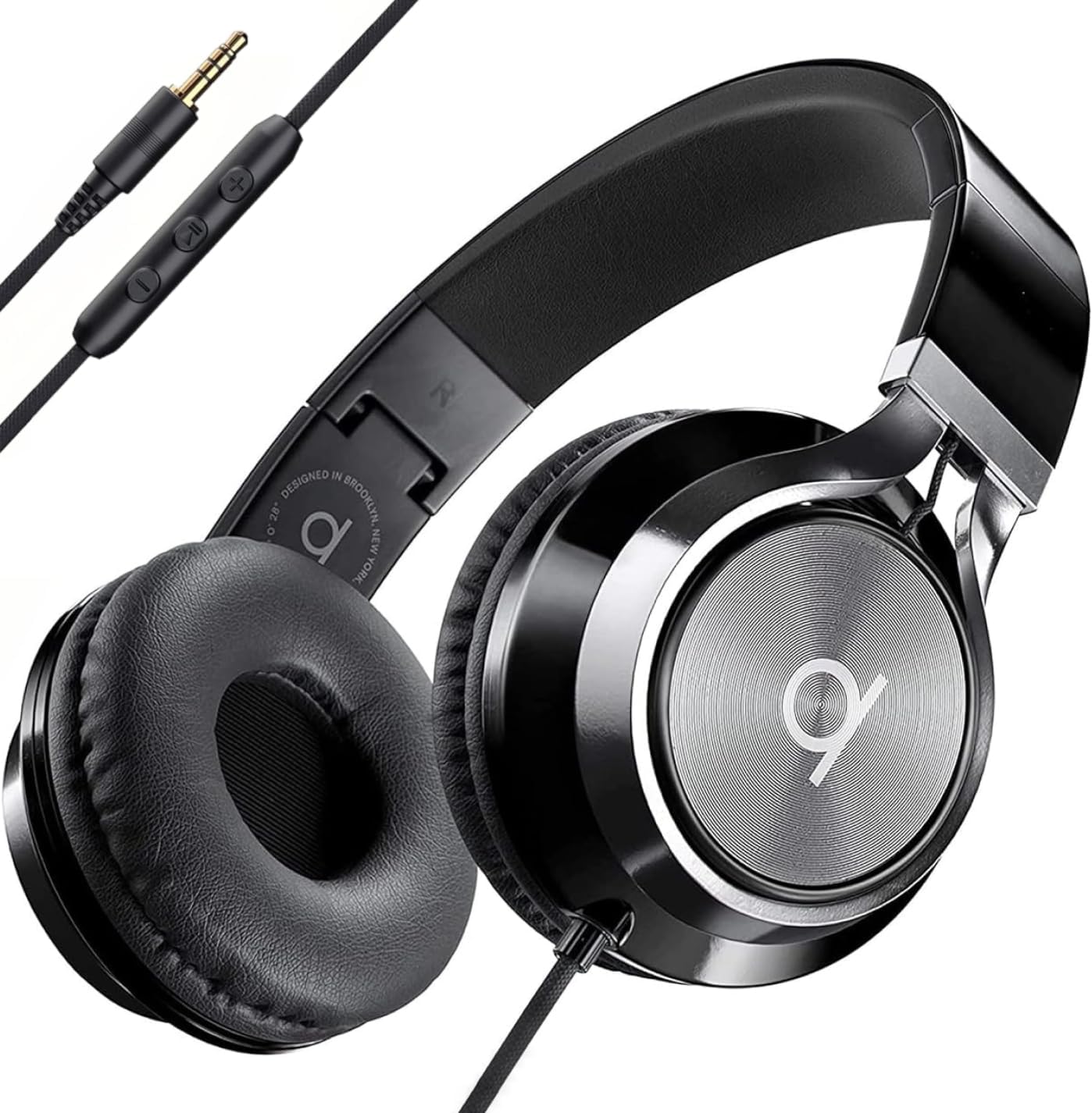 ARTIX Wired Headphones for Classroom & School with Microphone & Volume Control - Adults, Teens & Kids Headphones with Cord