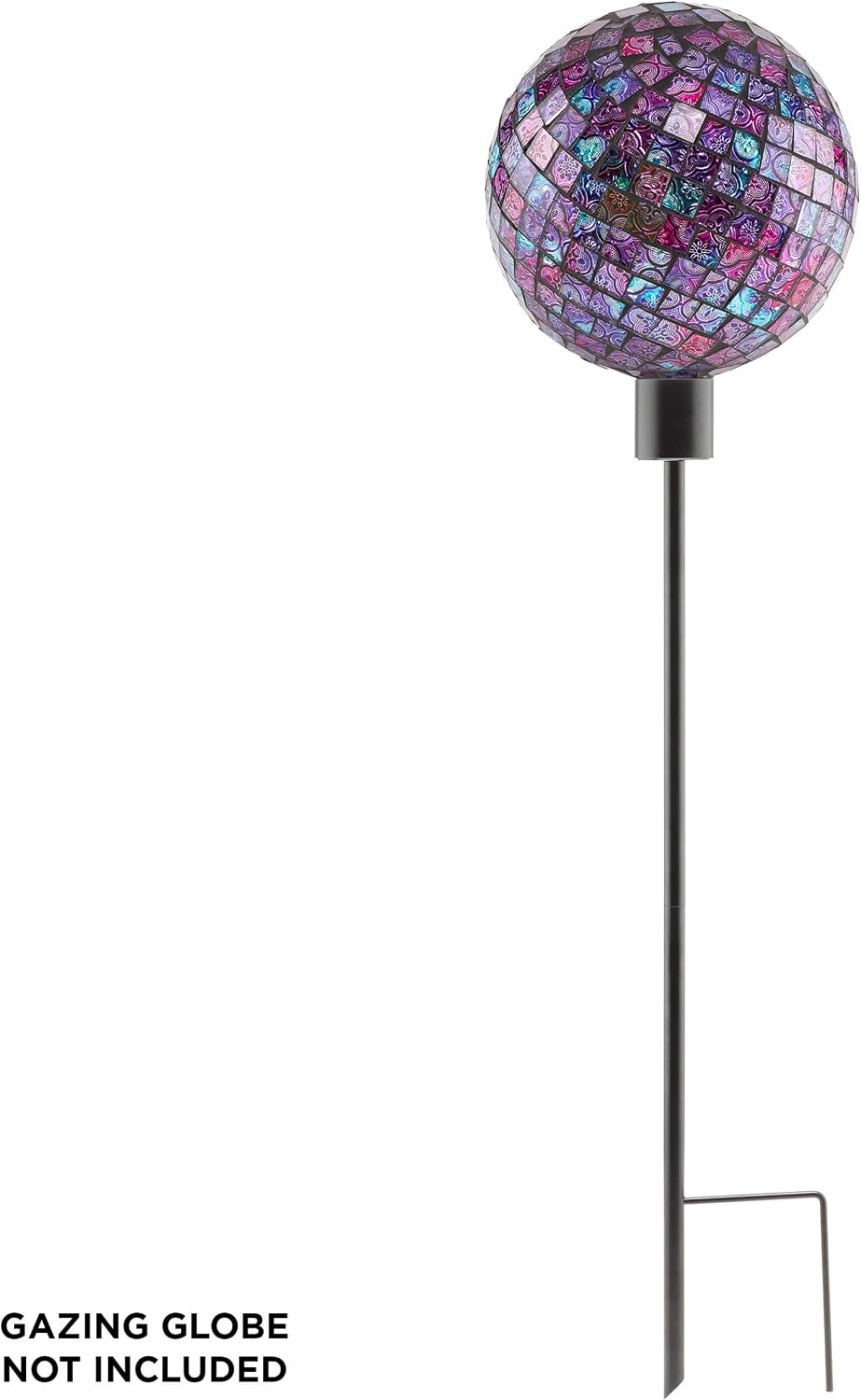 Alpine Corporation 12" Tall Indoor/Outdoor Roman Column Gazing Globe Display Stand