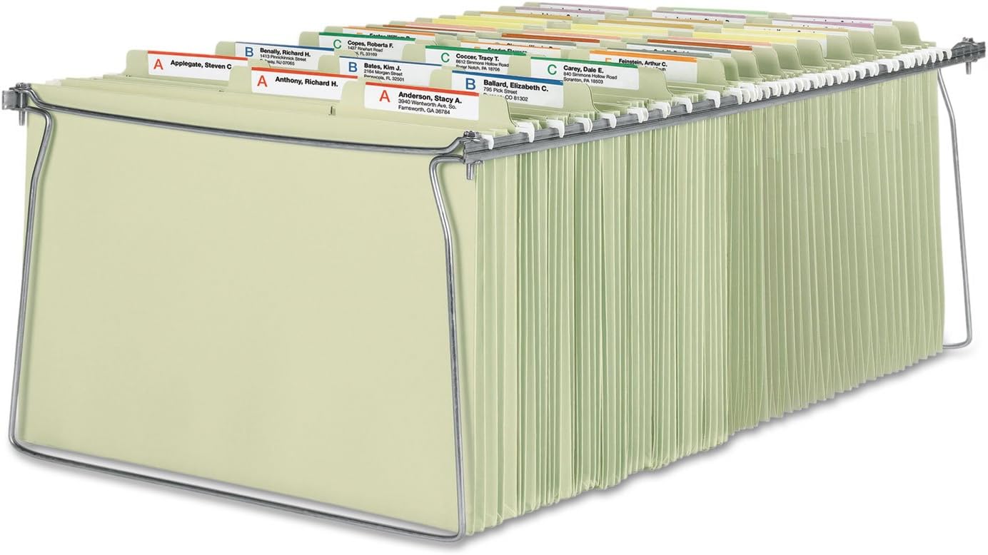 SMEAD 64873 Hanging Folder Frame Legal Size 23-27-Inch Long Steel 2/Pack