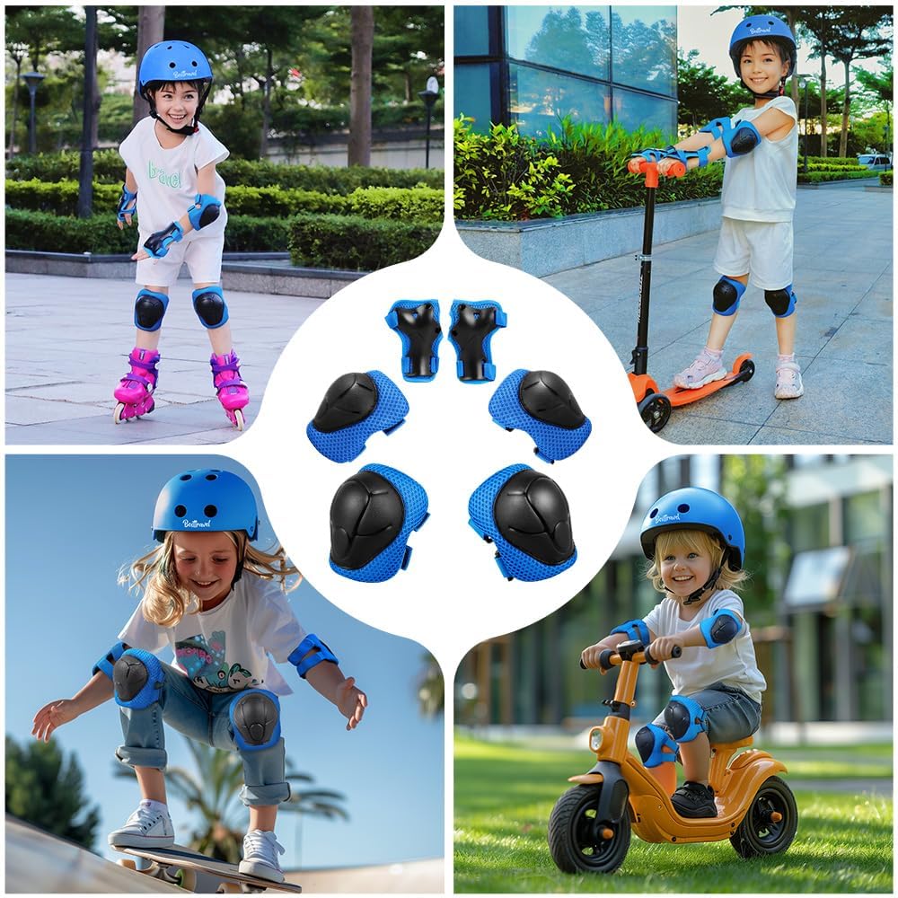 Besttravel Kids Helmet, Toddler Adjustable Kids Ages 3-8 Years Old Boys Girls Multi-Sports Safety