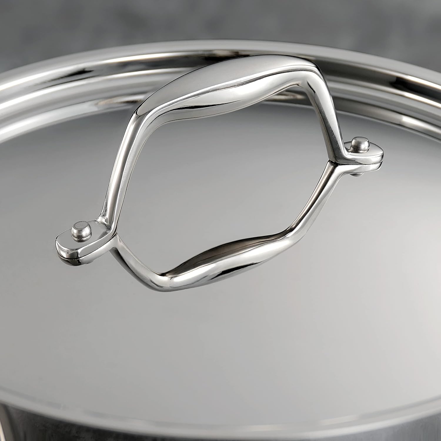 Tramontina Signature Tri-Ply Clad Stainless Steel 12-Inch Large Frying Pan | Induction-Ready Skillet, Dishwasher-Safe, NSF-Certified