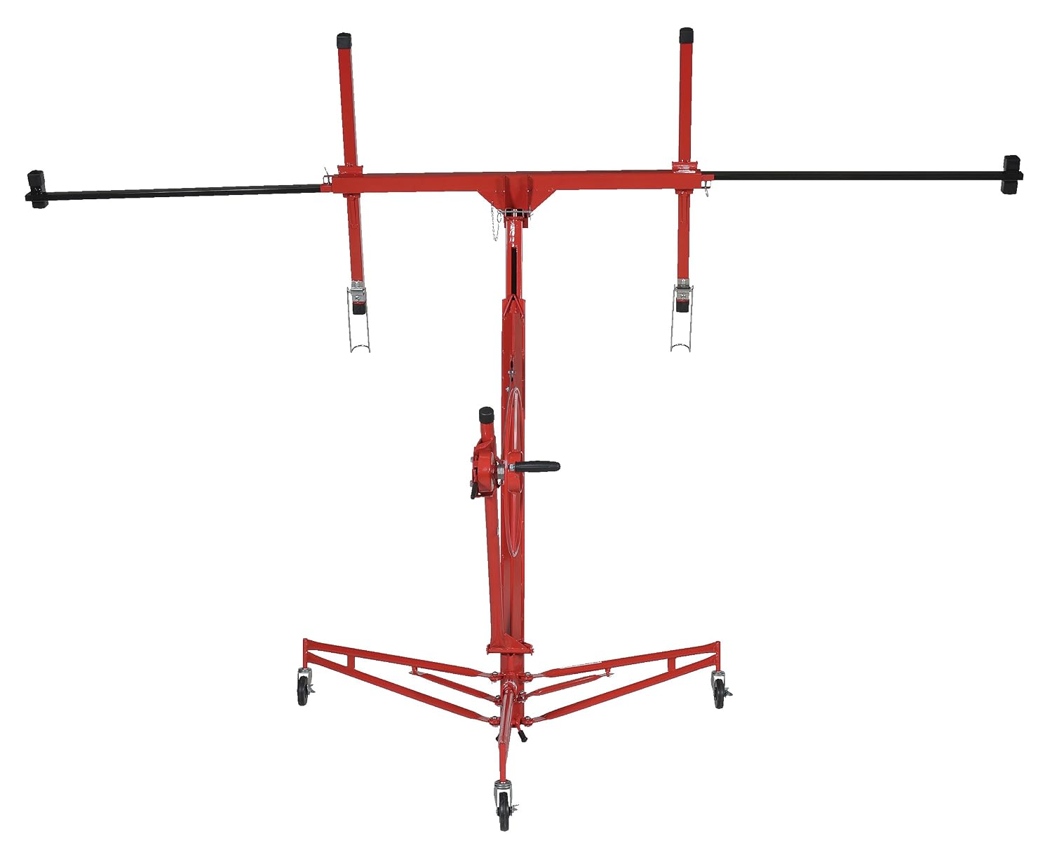 Vestil DPH-X-11 Steel Deluxe Drywall and Panel Hoist 49 in. x 121 in. x 137 in. 150 Lb. Capacity Red
