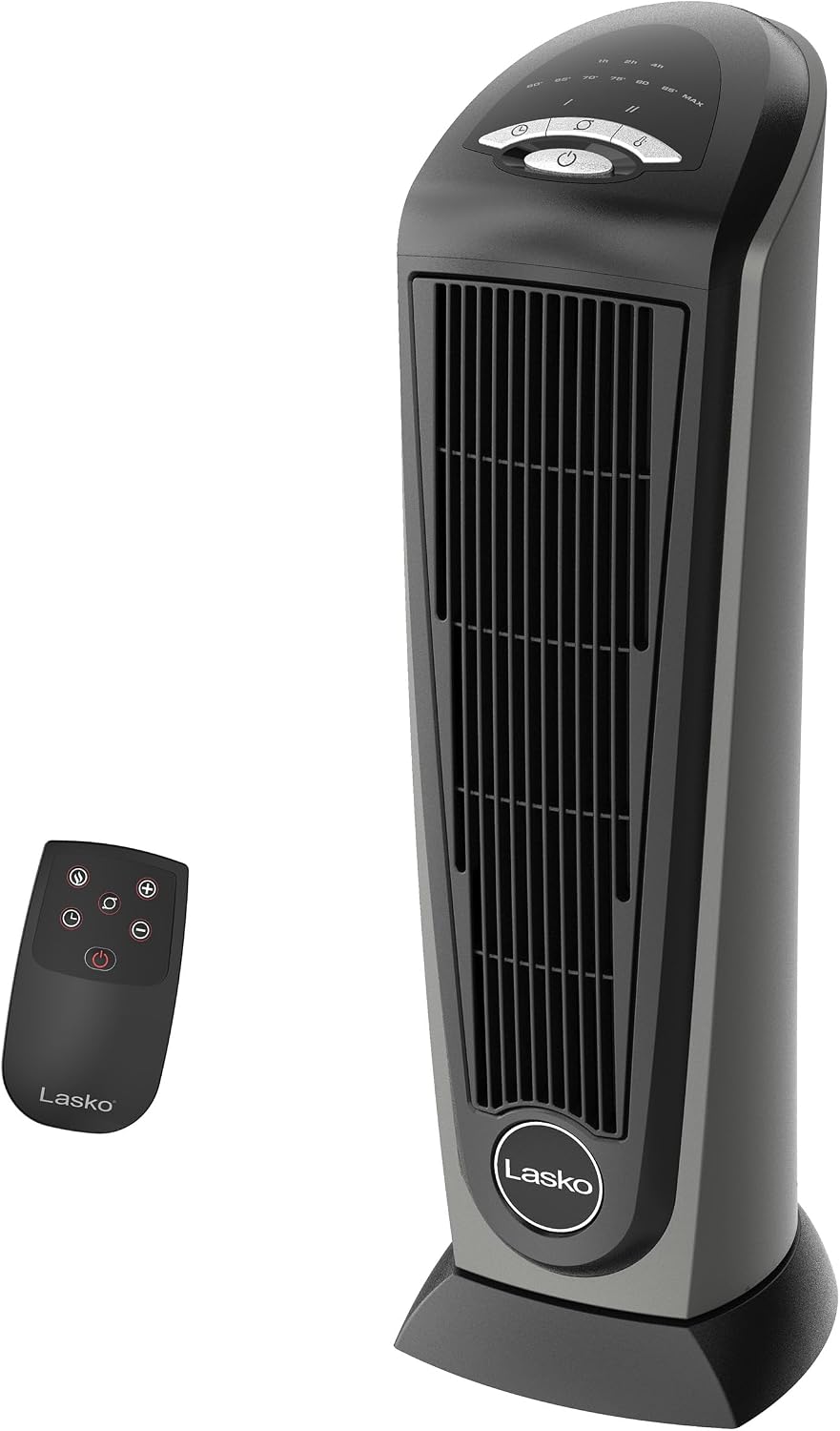 Lasko 1500W Ceramic Tower Space Heater with Remote, Thermostat, Timer & Widespread Oscillation, Portable Electric Heater for Indoor Use