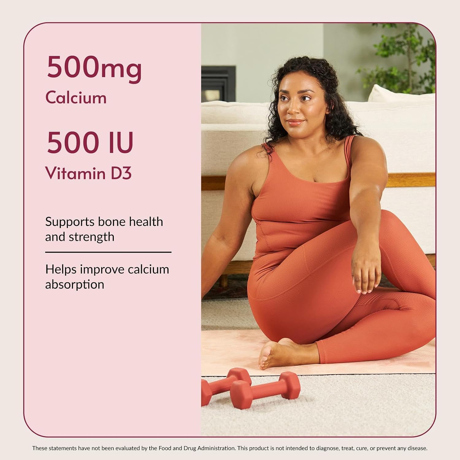 Bariatric Advantage Calcium Citrate Chewable 500 mg - for Bariatric Surgery Patients - High-Potency, Easy-Digest Tablets - Calcium Citrate - Bone Strength Supplements* - 90 Count - Wild Cherry