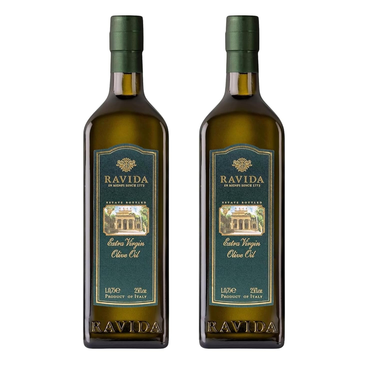 Ravida Extra Virgin Olive Oil, 25 Fl Oz– Multi Award-Winning Sicilian EVOO, Cold Extracted, Medium Fruity, Premium First Cold Pressed Olive Oil