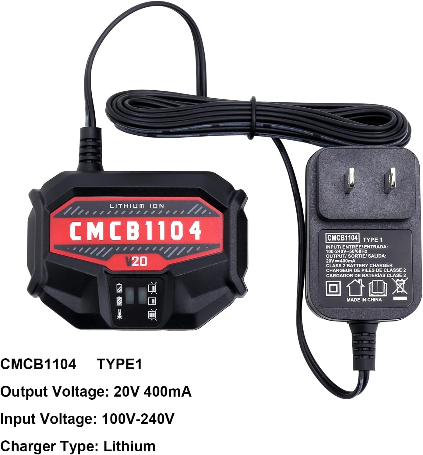 Elefly 20V CMCB202 Battery Compatible with Craftsman V20 Lithium Ion Battery CMCB202-2 CMCB201 CMCB204