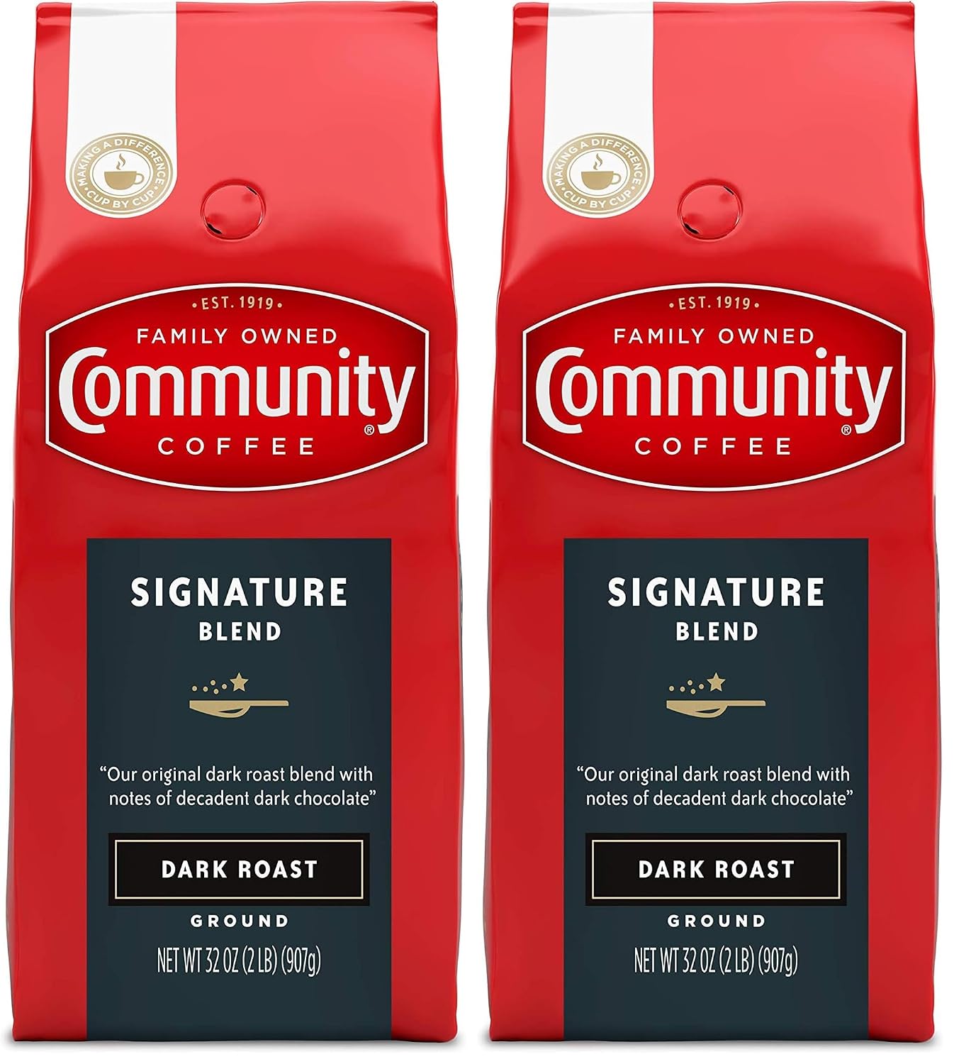Community Coffee French Roast, Ground Coffee, Extra Dark Roast, 12 Ounce Bag (Pack of 1)