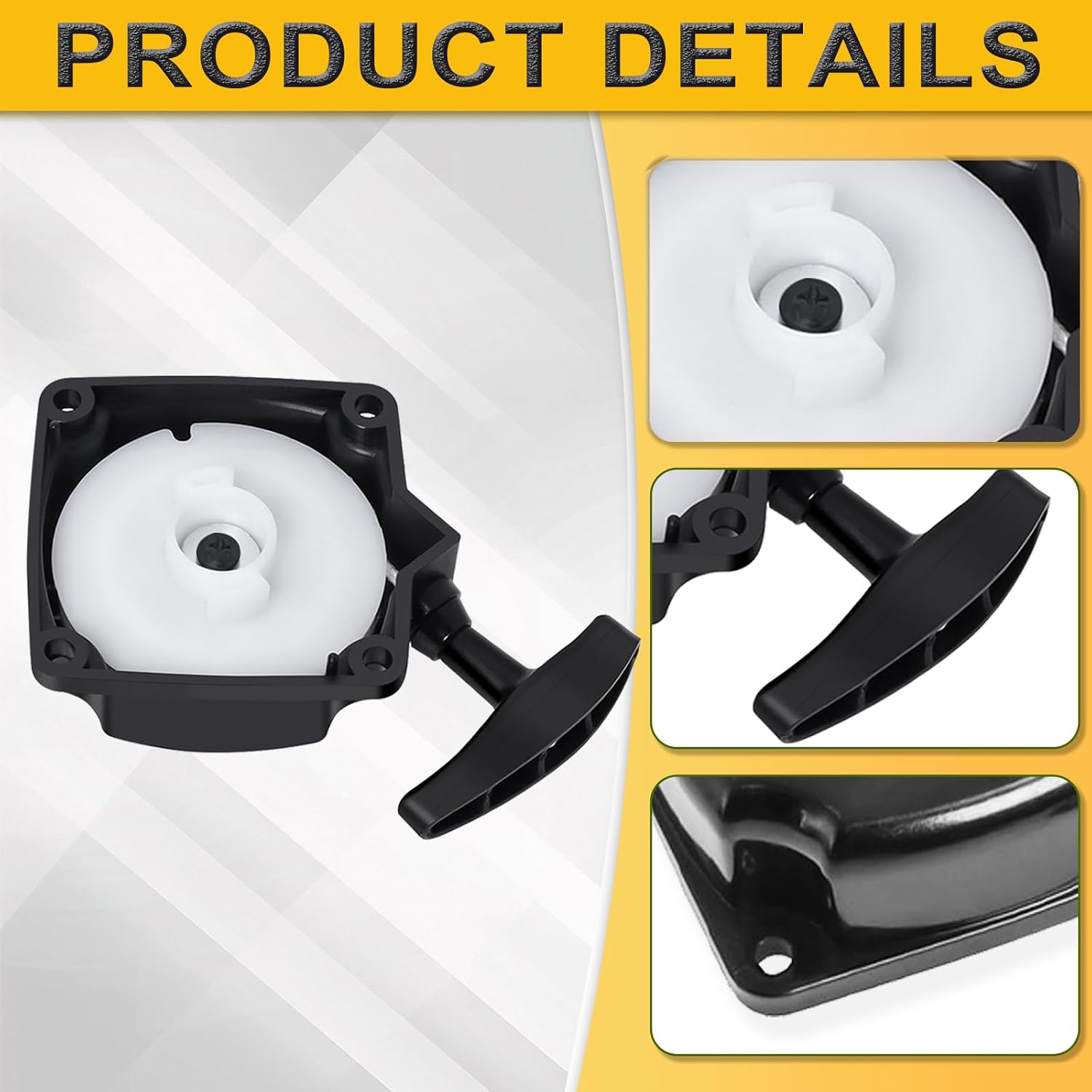 Podoy Recoil Pull Starter with Claw Pawl Cog for 33cc-50cc Small Engines | Compatible with 33cc 43cc 47cc 49cc 50cc Pocket Bike Dirt Bike Scooter