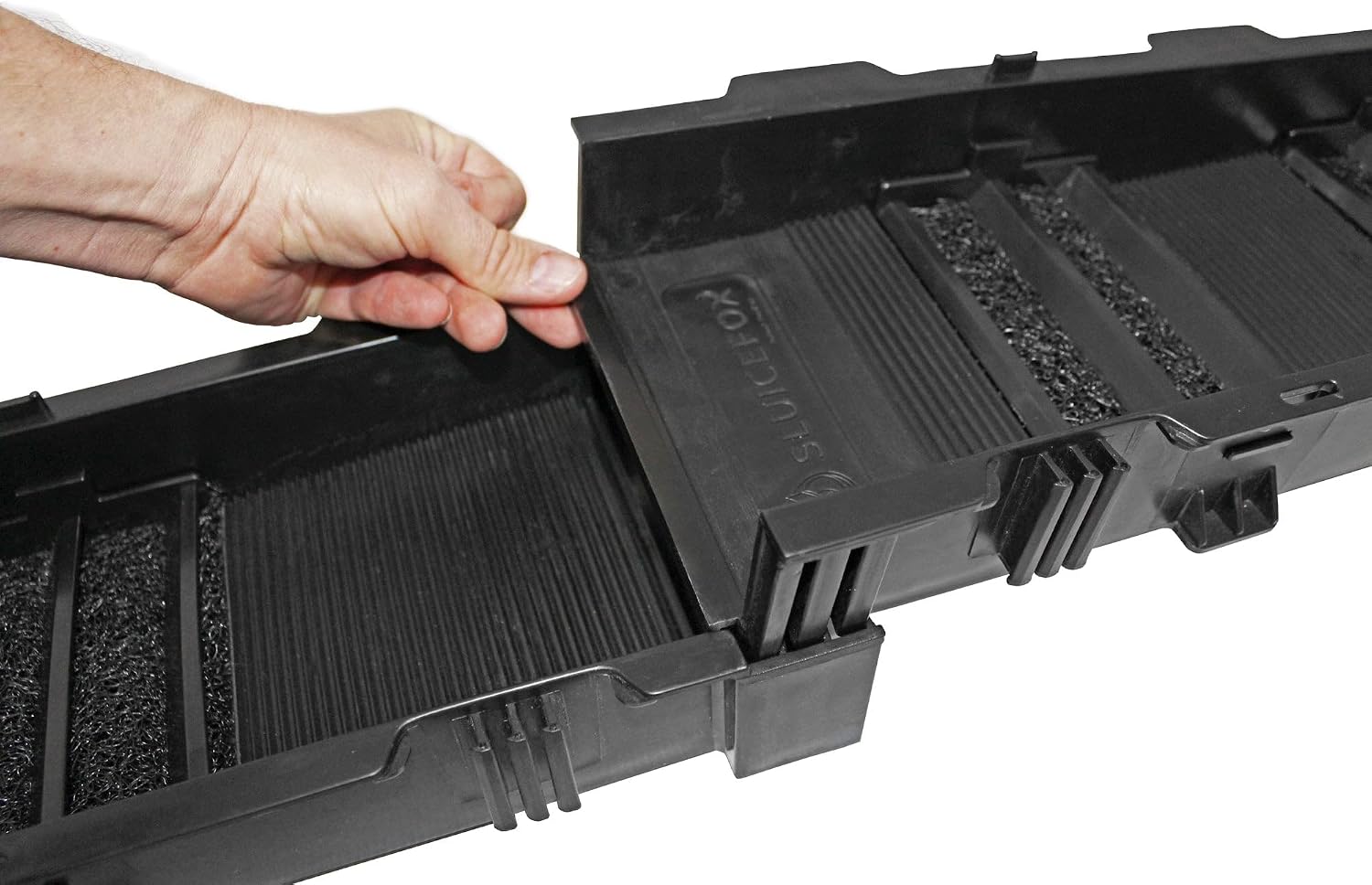 Portable Expandable Sluice Box for Gold Mining and Prospecting; Includes Miner's Moss, Hungarian Style riffles, and deep V riffles. Essential Tool for Gold panning Kits
