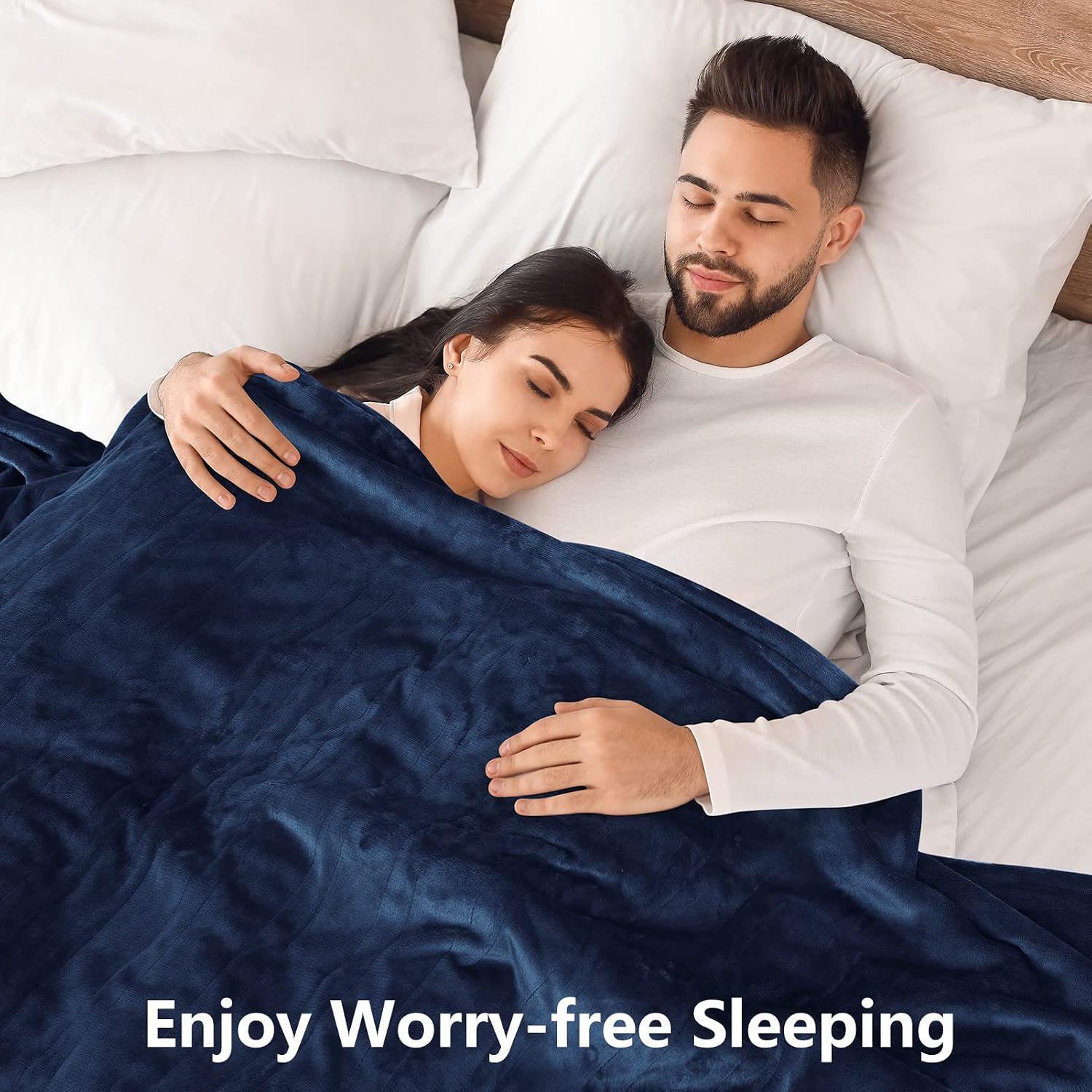 PROALLER Electric Heated Blanket Queen Size with 6 Levels & 8h Auto Off, Ultra Soft Flannel Full Body Heating Blanket, Machine Washable, Warm Gray, 84" x 90"