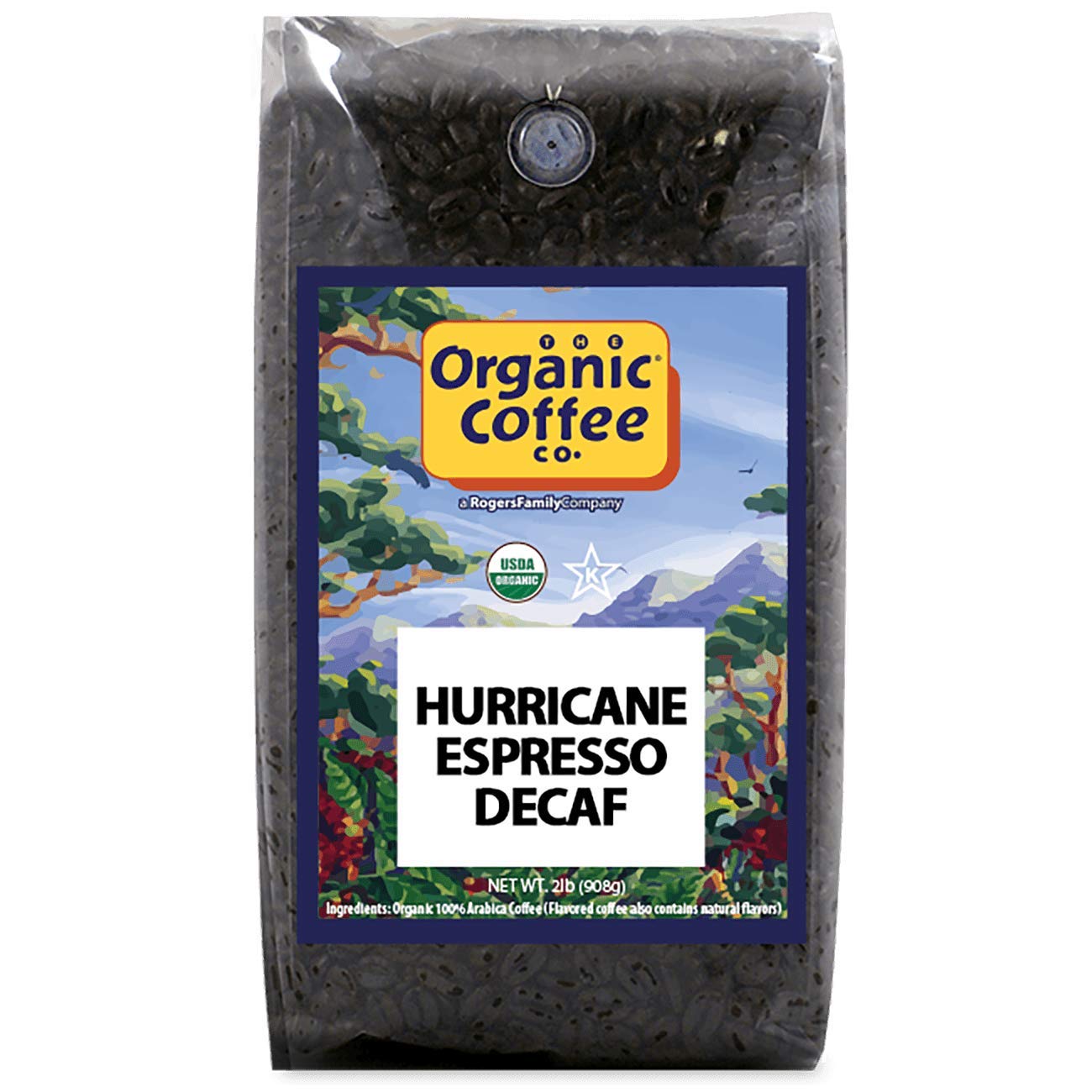 The Organic Coffee Co. French Roast Whole Bean Coffee, 2 lb bag