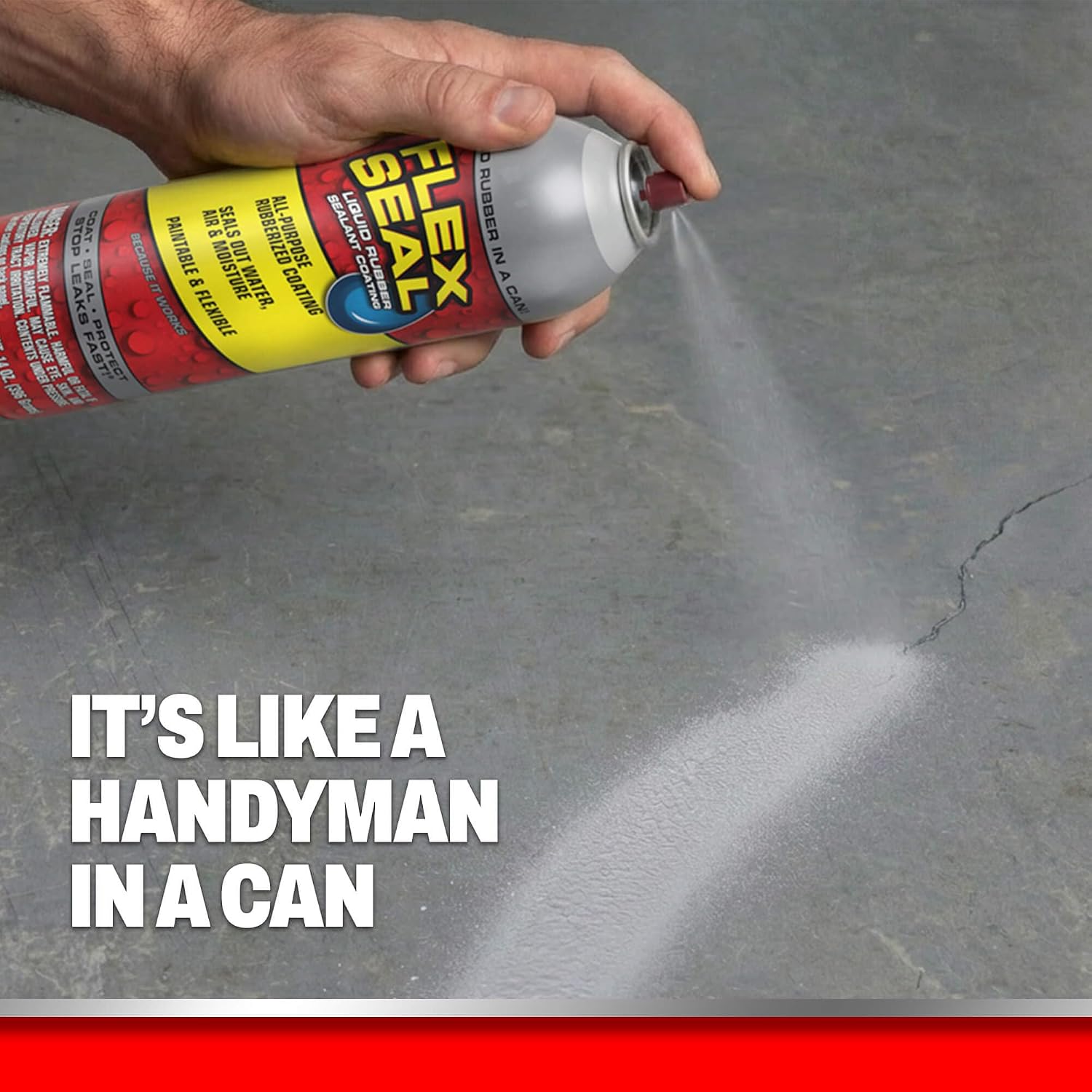 Flex Seal, 14 oz, 2-Pack, Black, Stop Leaks Instantly, Waterproof Rubber Spray On Sealant Coating, Perfect for Gutters, Wood, RV, Campers, Roof Repair, Skylights, Windows, and More