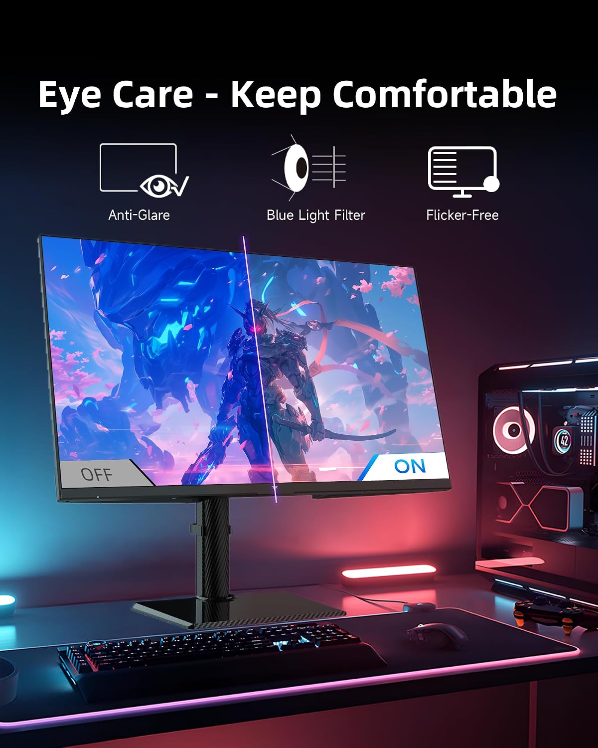 KTC 24.5 Inch Gaming Monitor, 180Hz OC 200Hz Monitor FHD, Fast IPS, H25T7 | 1080P Monitors 1ms, 128% sRGB HDR10, Adaptive Sync, HDMI DP, VESA Tilt Adjustable for Xbox PS5 Switch, HDMI Cable Inc.