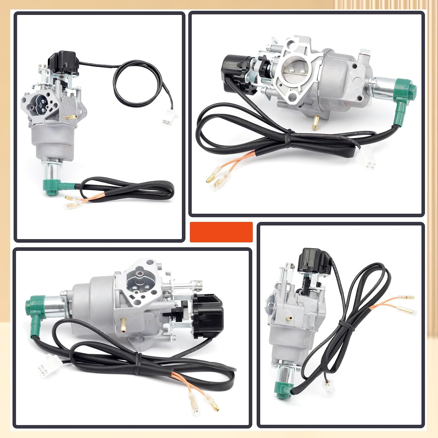 Inverter Generator Carburetor Compatible with Harbor Freight Predator 9500 Watt Surper Quiet Generator Model 57080 and 59188