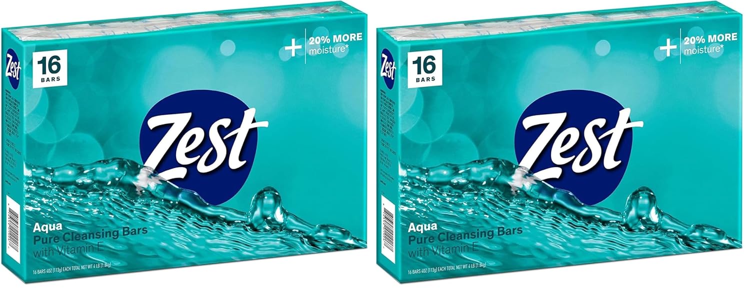 Zest Bar Soap - 8 Bars - Enriched With Cocoa Butter And Shea for Ultra Moisturizing Cleansing - Leaves Your Body Feeling Silky Smooth And Deeply Moisturized | Enriched With Cocoa Butter And Shea, Ultra Moisturizing Cleansing, Leaves Your Body Feeling Sil…