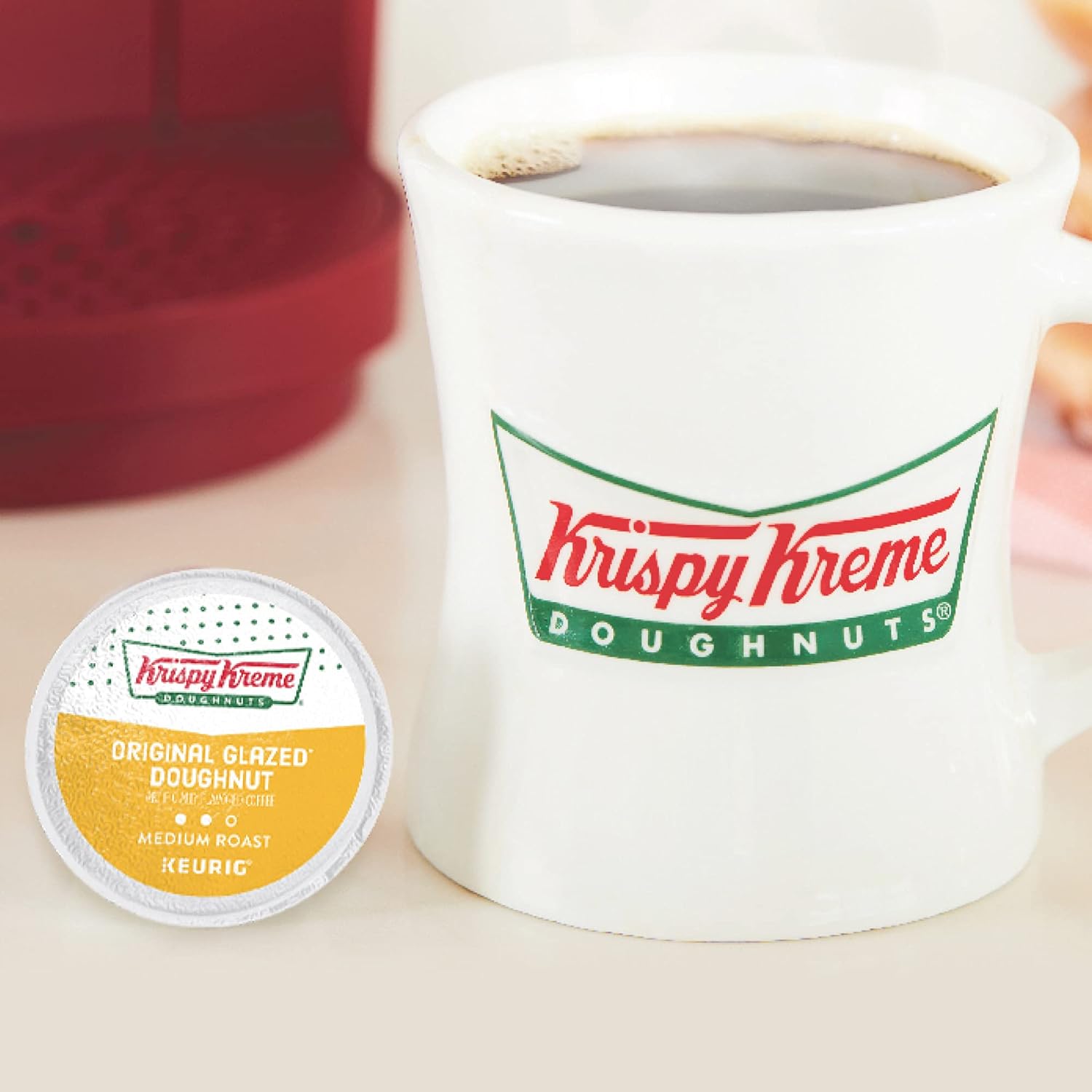 Krispy Kreme Classic Coffee, Keurig Single Serve K-Cup Pods, Medium Roast, 96 Count