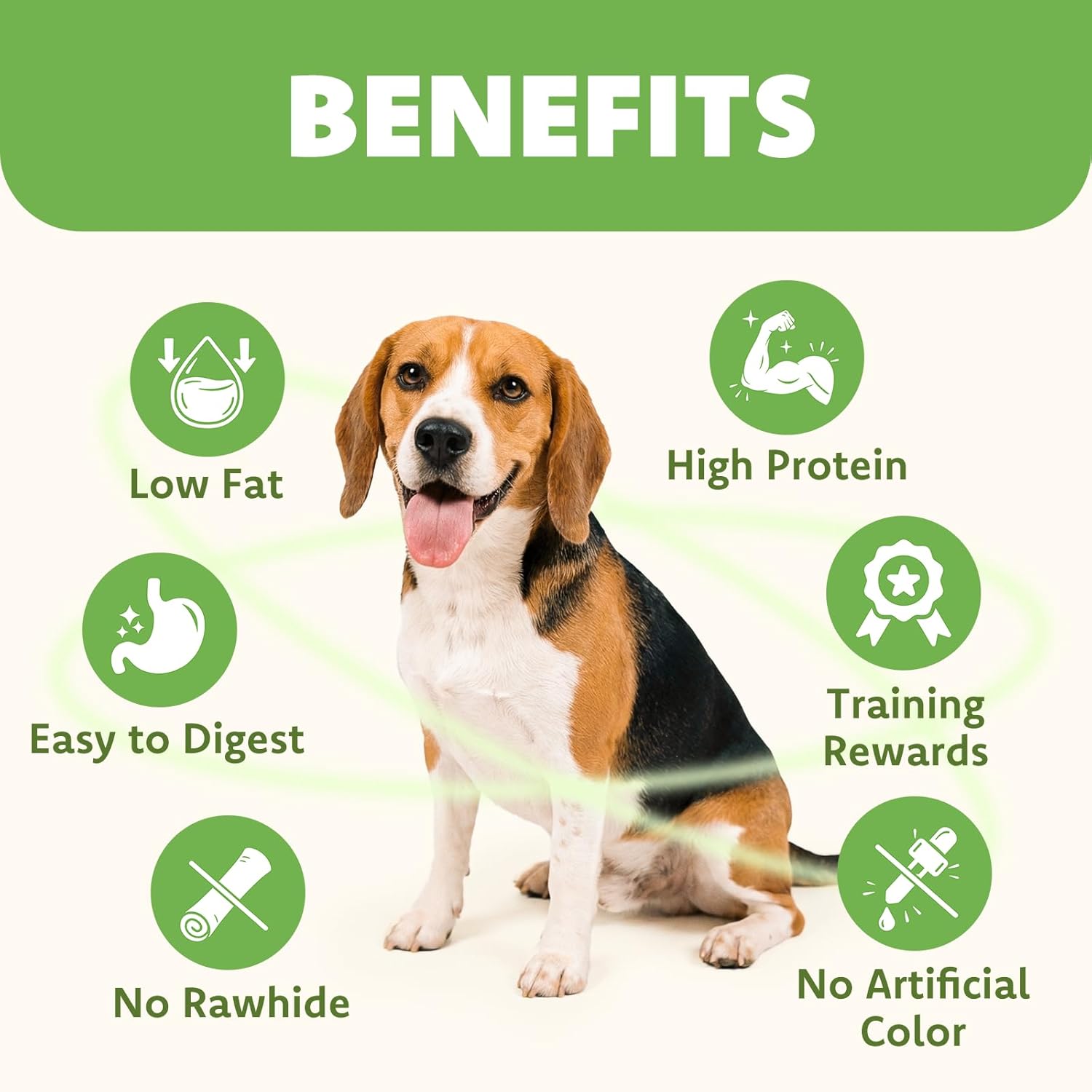 MON2SUN Dog Treats, Rawhide-Free Chicken Wrapped Sweet Potato, 25 oz