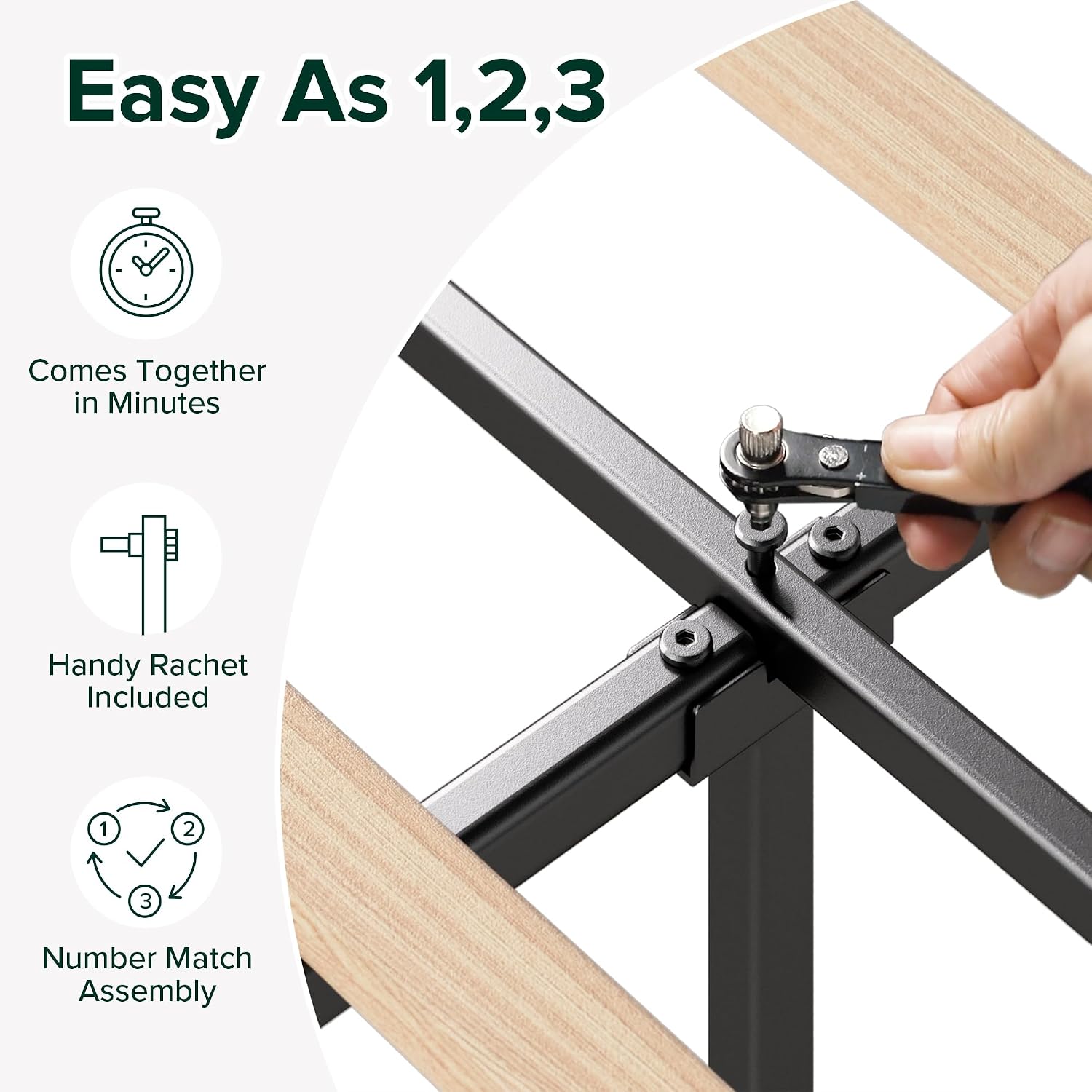 Zinus Maya Platform Bed Frame, Four Underbed Storage Drawers, Full | Secure Locking Drawers, Modern Upholstered Look, Minimalist Design, Straightforward Assembly, No Box Spring Needed