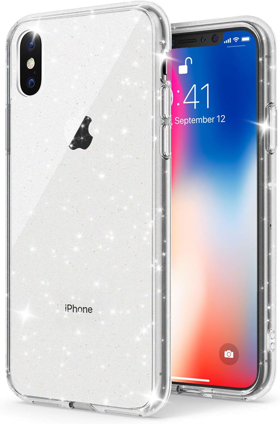TENOC Phone Case Compatible with iPhone SE (2nd 2020 and 3rd 2022 Generation) & iPhone 7 & iPhone 8, Clear Case Shockproof Protective Bumper Slim Cover for 4.7 Inch