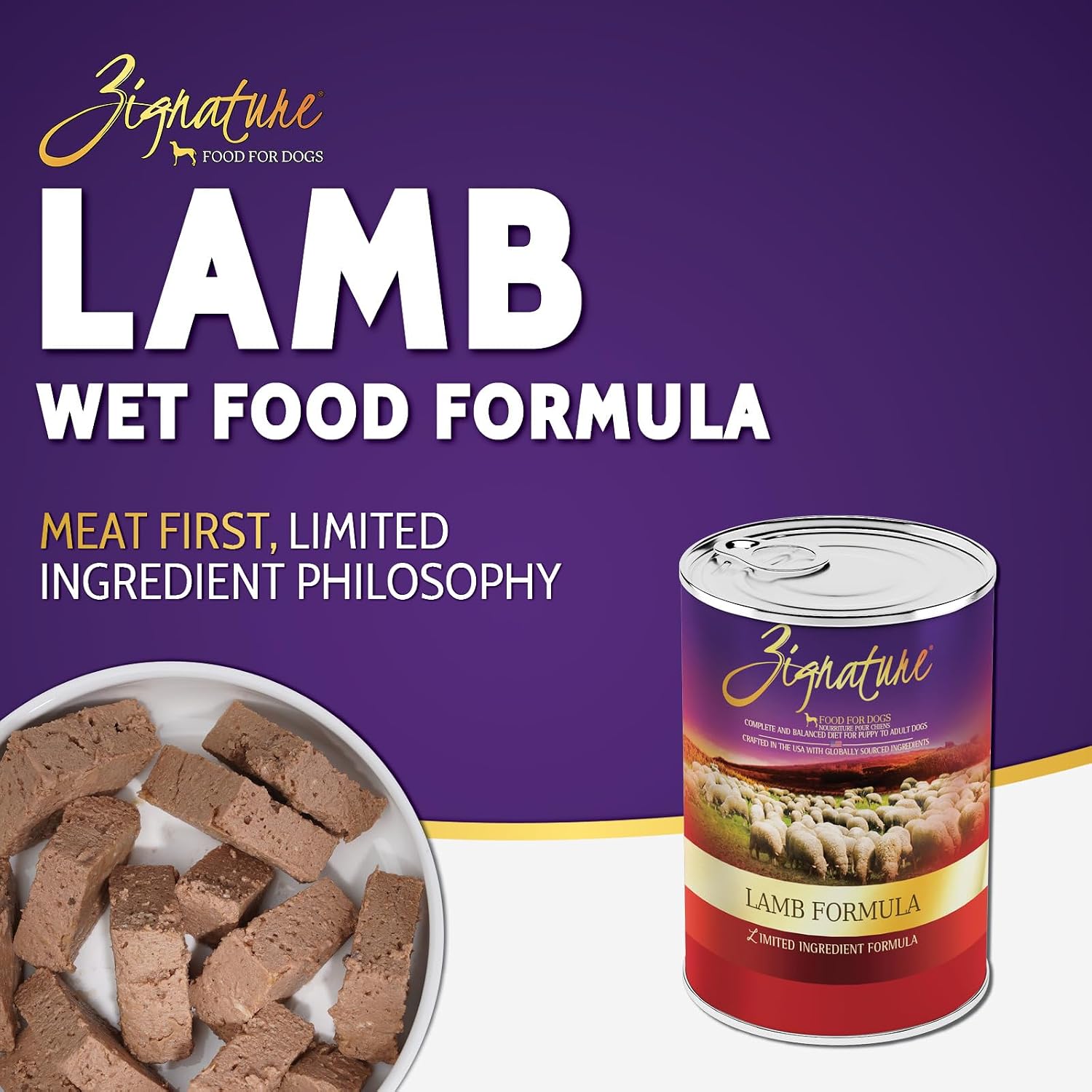 Zignature Turkey Formula Grain-Free Wet Dog Food 13oz, case of 12