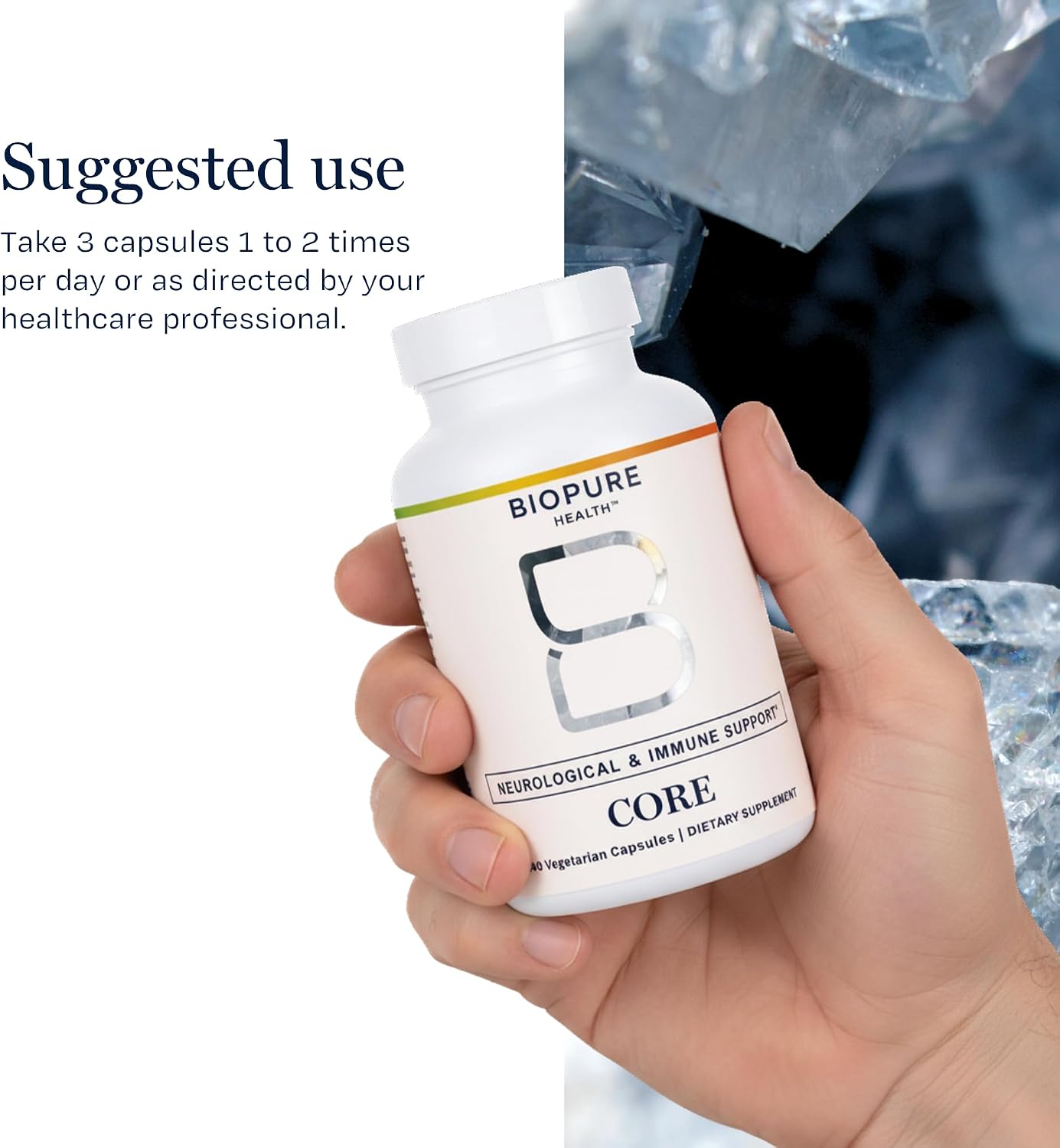 BioPure Core Capsules – Nutrient-Dense Formula with Essential Vitamins, Minerals & Bioavailable Nutrients for Cellular Health