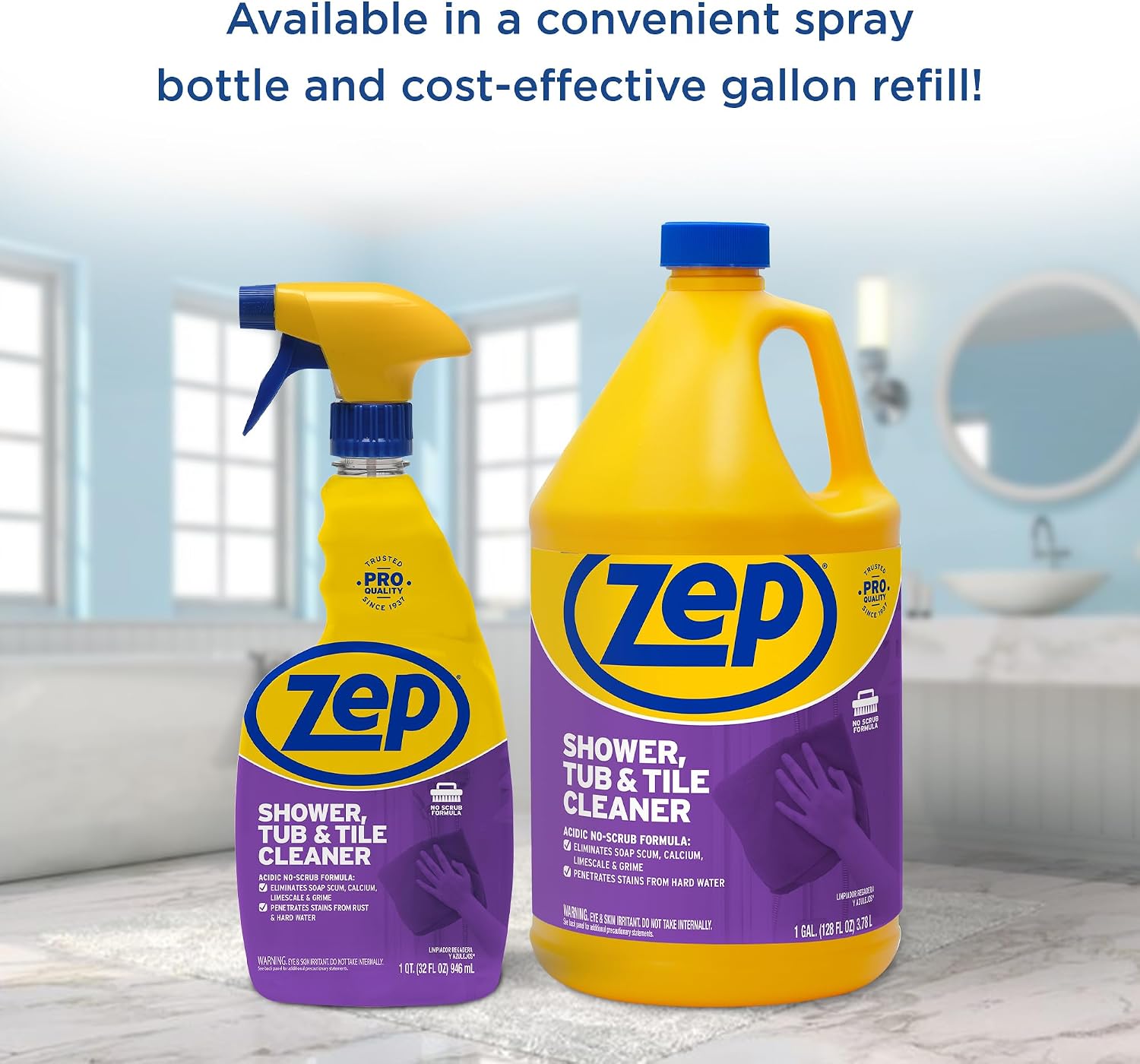 Zep Cleaner Shower/TUB/Tile 128 OZ ZUSTT128