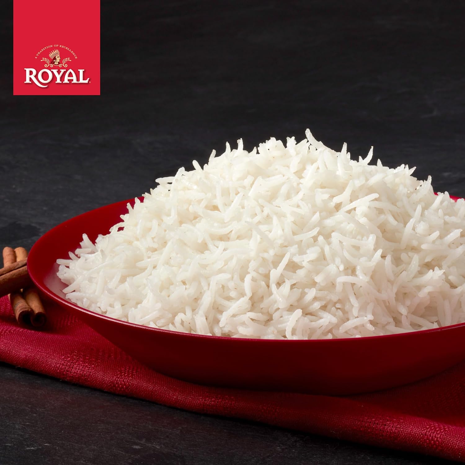 Authentic Royal - Naturally Aged Long Grain Indian White Basmati Rice - 20 Pound