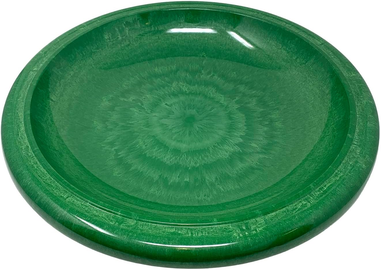 Tierra Birds and Beyond Gloss Bird Bowl with Gloss Rim – Kale Green