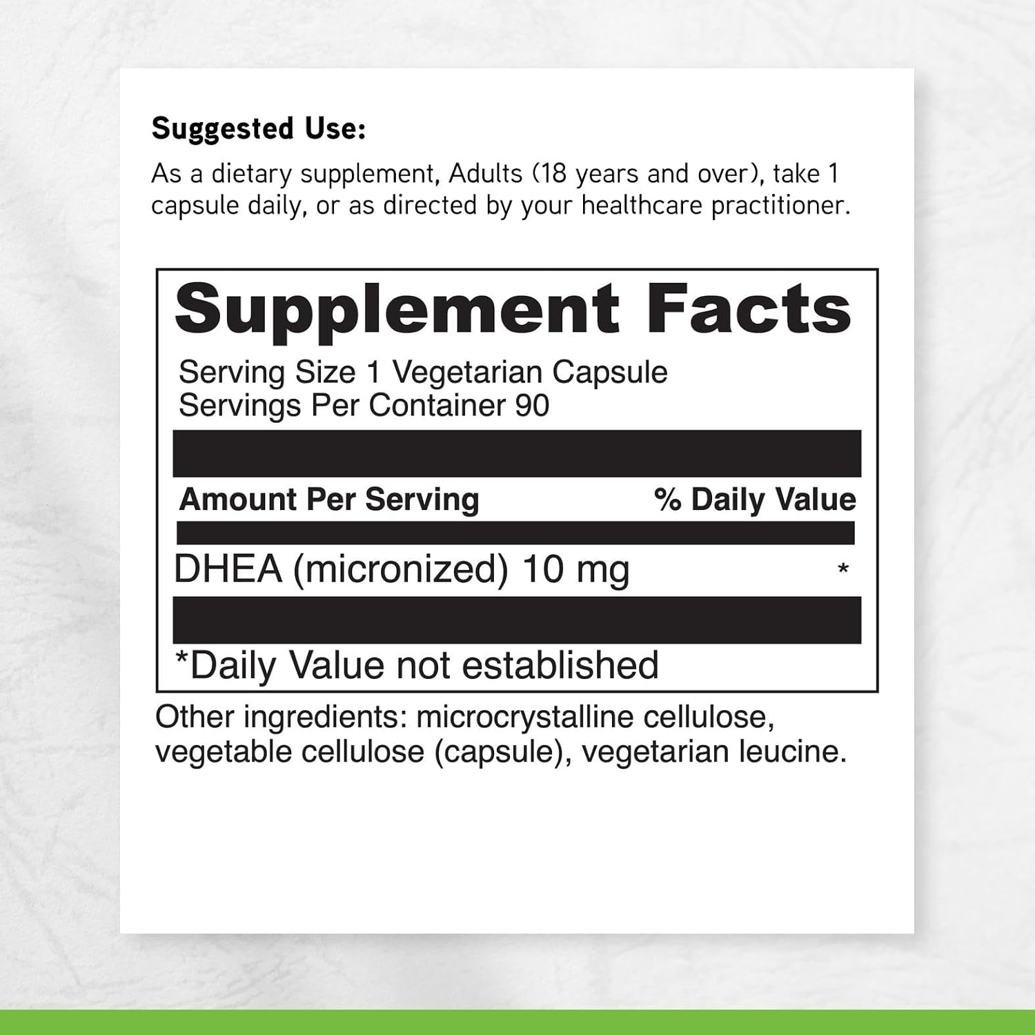 DAVINCI Labs Micronized DHEA 10mg - Helps to Support Healthy Aging, Hormone Balance, Brain Health, Thyroid Function & More - Vegetarian, Gluten-Free - 90 Capsules